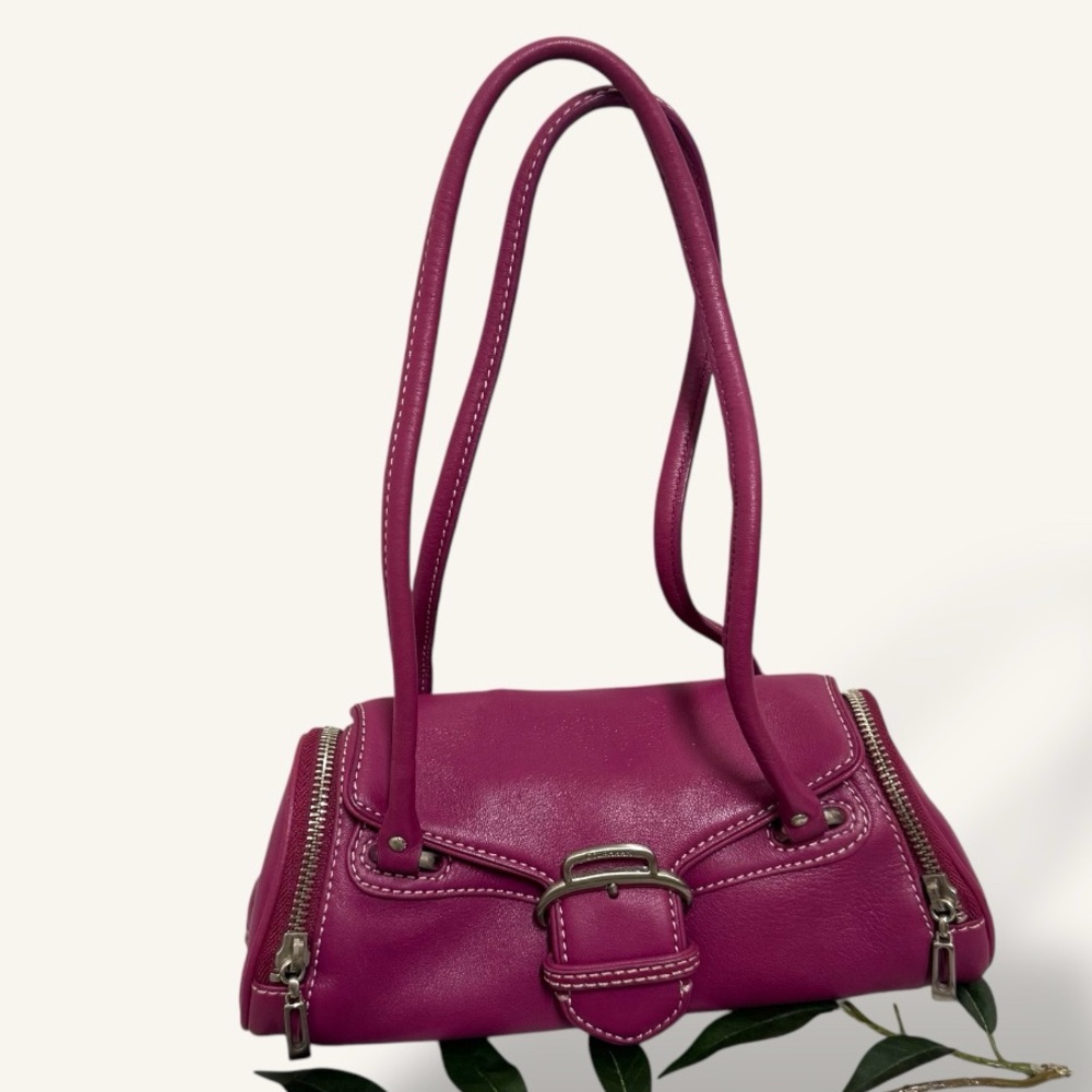 COLE HAAN Y2K VINTAGE MINI BARREL SHOULDER BAG